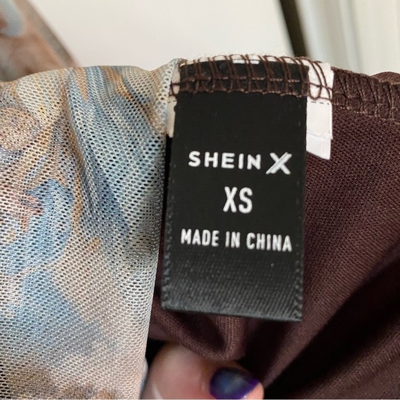 SHEIN Elegant Printed Dress - Picture 7 of 7